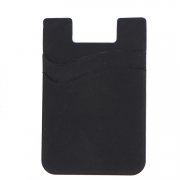 Silicone Smart Mobile Phone Card Holder Wallet With 3M Stick